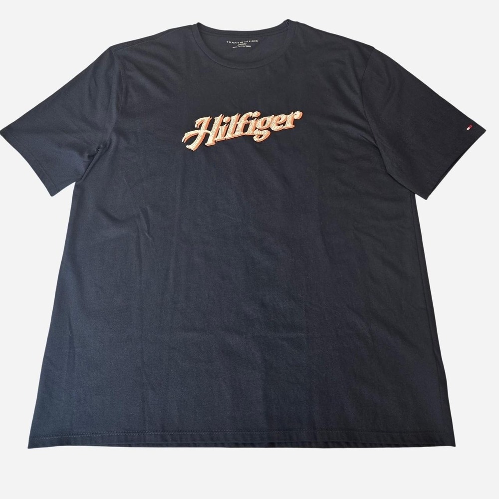 Tommy Hilfiger Embroidered Hilfiger Logo T-Shirt Men's Size XXXL
